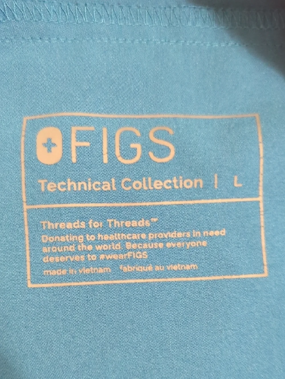 Figs Tansen Jogger Scrub Pants, Color Alps Blue Size L